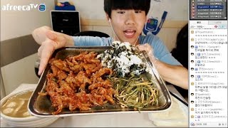 중3BJ파투의 야식 뼈없는닭발 세트먹방 Eating Show