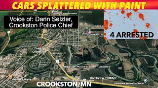 4 ARRESTED: Car Vandalism In Crookston, Minnesota