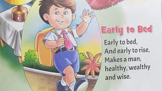 Early to bed early to rise | educational rhymes | nursery rhymes | kids songs | shorts |shorts video
