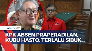 KPK Tak Hadir, Sidang Praperadilan Sekjen PDIP Hasto Kristiyanto Diundur