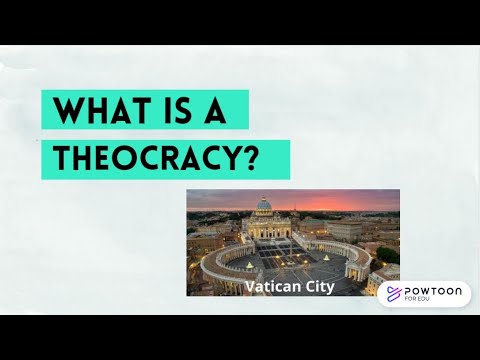 What is a antonym for theocracy?