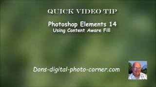 Using Content Aware Fill in Photoshop Elements 14