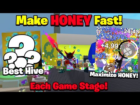 How To Make MORE Honey As Early, Mid, End Game FAST! (things you missed) (Bee Swarm Simulator)