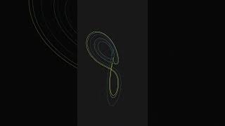 Pure Chaos At The End | Lorenz Attractor #animation #math #processing #satisfying #chaos #shorts