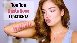 The BEST DUSTY ROSE/ MAUVE Lipsticks!!!!