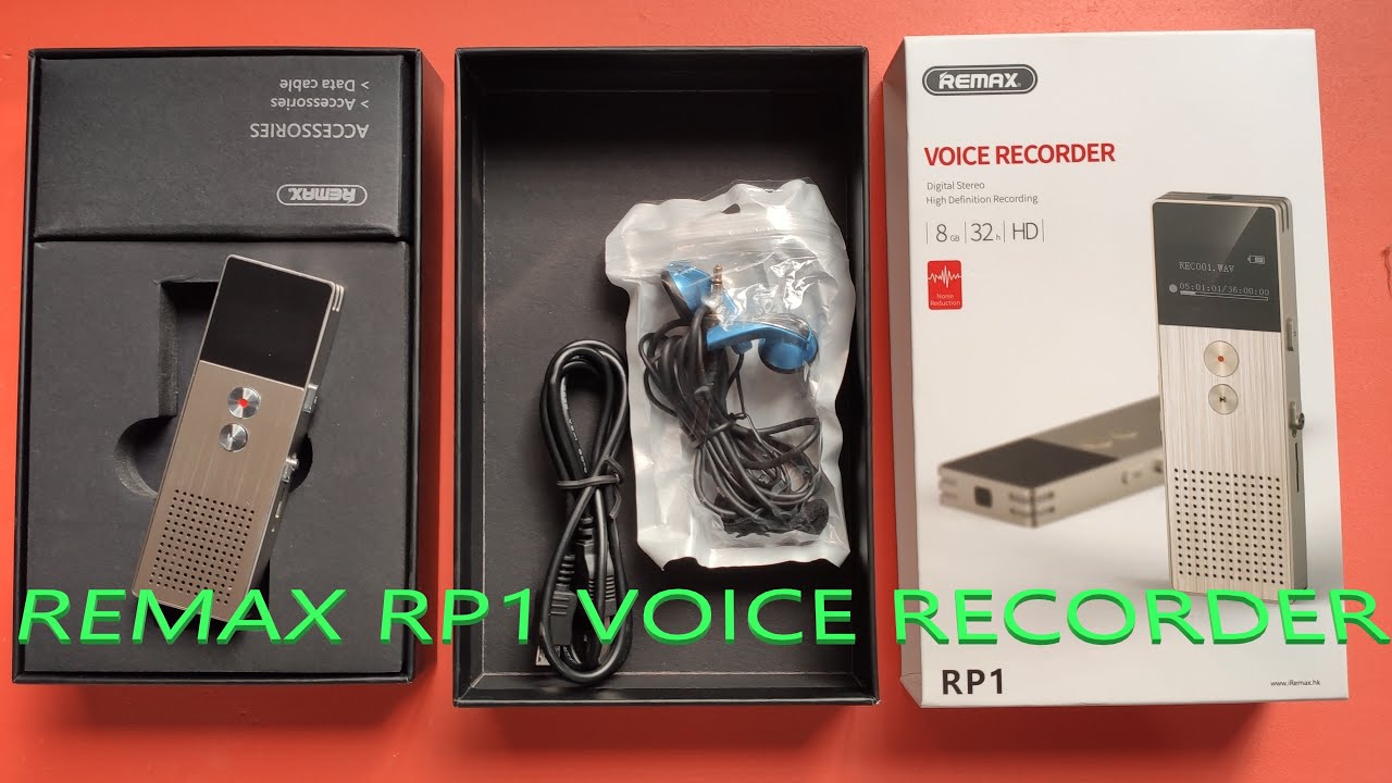 Remax Rp1 Voice Recorder Unboxing And Review Youtube