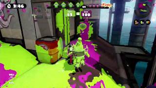 Splatoon ガチエリア_カーボンローラー_シオノメ油田