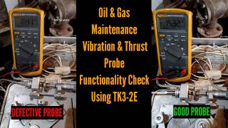 Oil & Gas Maintenance: Vibration & Thrust Probe Functionality Check Using TK3-2E