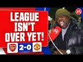 The League Isn’t Over Yet! (Belgium) | Arsenal 2-0 Manchester United