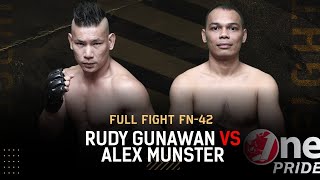 Main Event of The Night Rudy Gunawan VS Alex Munster Full Fight One Pride MMA FN 42