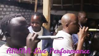 Msenangu band-performing Amina at hotel Oasis Mariakani