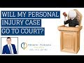 Will I Have To Go To Court For My Personal Injury Case