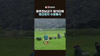 광주전남교구 재가단체가 함께하는 영산성지 수호봉사활동#shorts #매거진원 #원음방송