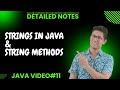 Java Tutorial: Introduction to Strings | String Methods in JAVA