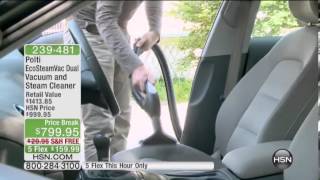 Polti EcoSteamVac Dual Vacuum and Steam Cleaner