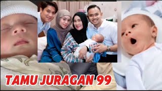 Belum genab separo bulan udh tampak kecantikan Leshia begitu indah mempesona di jenguk juragan 99