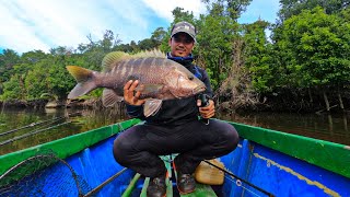 PAGI-PAGI SENAM JANTUNG STRIKE BLACKBASS,CASTING MUARA !