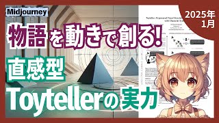 おもちゃ遊びのように直感的！新開発 Toyteller が図形の動きを物語に変換（2025-01）【論文解説シリーズ】