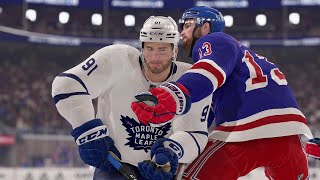 Toronto Maple Leafs vs New York Rangers - NHL Today 1/19/2022 Full Game Highlights - NHL 22 Sim