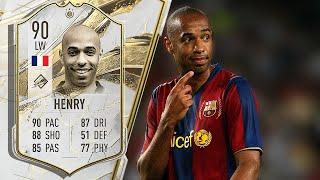 90 MID ICON HENRY PLAYER REVIEW FIFA 23