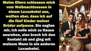 Meine Eltern luden mich nicht ins Luxushotel ein, wollten aber, dass ich babysitte. Ich ging selbst.