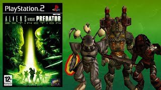 Aliens versus Predator: Extinction (PS2) - Predator campaign - Hard 100% - Longplay 4K UHD