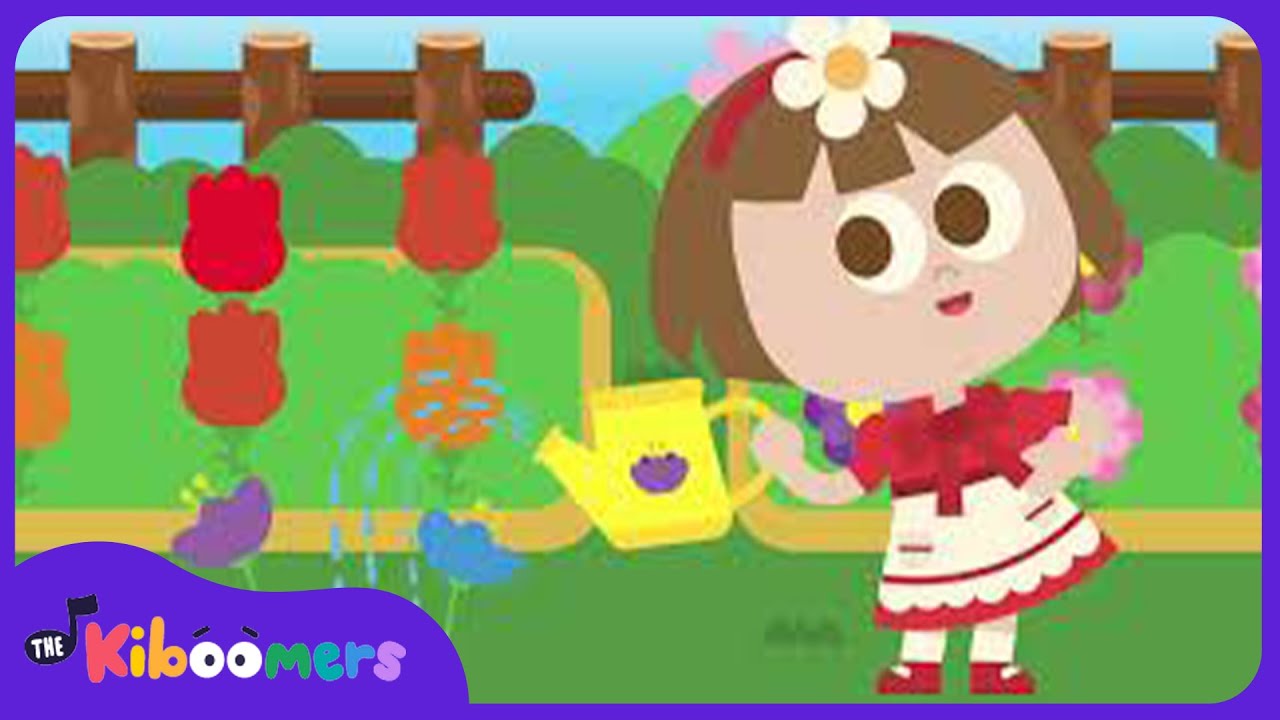 Sing A Song Of Flowers The Kiboomers Preschool Songs Nursery Rhymes