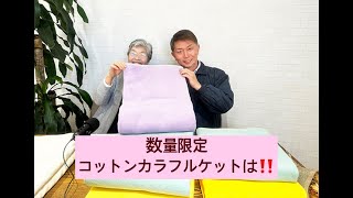 【数量限定】コットンカラフルケットもアウトレット価格です！！