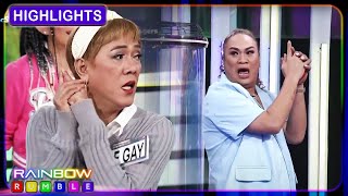 Negi at Ate Gay, nagharap sa isang intense action scene | Rainbow Rumble