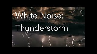 Thunderstorm Sounds for Relaxing, Focus or Deep Sleep _ Nature White Noise _ 8 Hour Video