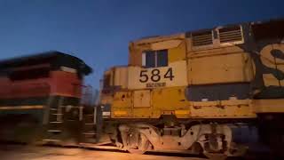 Insane consist on the BNSF D-GATSTL! 1/23/23.