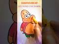 how to draw cute patrick star step by step #shorts #drawingforkids #drawinglesson #easydraw #art