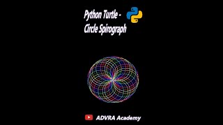 Python Turtle - Circle Spirograph Tutorial || python community || ADVRA Academy