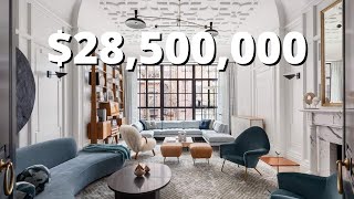 Inside a $25.8 Million Greenwich Village, NYC Townhouse | 7,411 Sq Ft | Italianate Brick Façade
