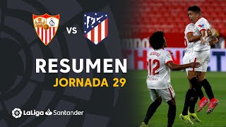 Resumen de Sevilla FC vs Atlético de Madrid (1-0)