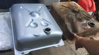 All States Ag Parts Ford 8N Fuel Tank unboxing, testing, and install A+++