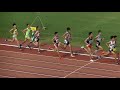 20190707中学通信陸上福岡大会 男子1500m決勝最終組（6名標準記録突破）