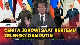 Cerita Jokowi soal Pertemuannya dengan Zelensky dan Putin saat Berpidato di IPB