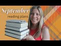 Reading plans for September