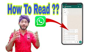 How to read Whatsapp Deleted Messages 2021//WhatsApp par delete message kaise dekhe #Manojdey #TmB