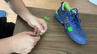 How to fix holes on tennis shoes easily and quickly快速美观地修补球鞋上磨出的洞