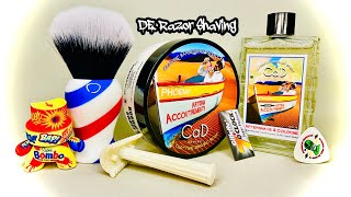 Happy New Year 2022! Phoenix Shaving CaDurday~Fasan~Yaqi 30mm Barberpole Brush.