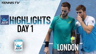 Highlights: Harrison/Venus Upset Kontinen/Peers In Nitto ATP Finals 2017 Round Robin