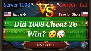 Evony | SVS | 1008 vs 1123 | Proof that 1008 Did Not Cheat 😂😂