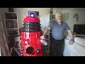 a doctor who fanatic builds two full size daleks in his garden shed