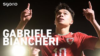 Gabriele BIANCHERI | Cymru | Manchester United youth goal for Wales