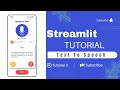 Streamlit Audio to Text Converter Web App | Complete Streamlit Python Course | Tutorial 3