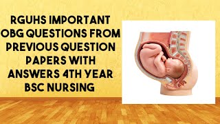 Get Ahead in OBGYN: imp RGUHS Questions2023 with Answers