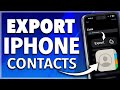 How To Export iPhone Contacts