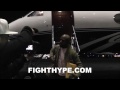 WELCOME ABOARD AIR MAYWEATHER FLOYD MAYWEATHER'S PRIVATE JET